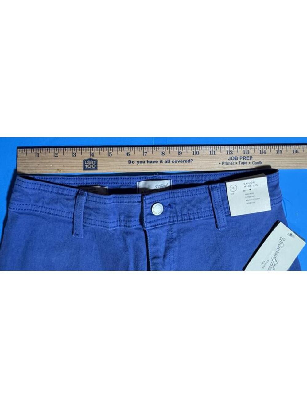 Universal Thread Blue Sailor Wide Leg Pant Womens Size 8 NEW!! NWT!! - Picture 2 of 9